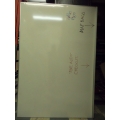 72 x 48 in. Magnetic White Board Minor Imperfections w Tray